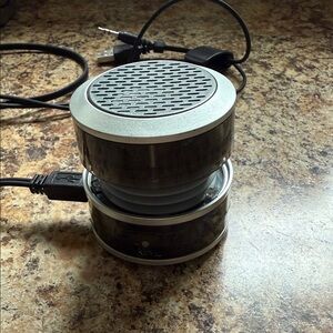 iHome Portable Speaker with Silver Accents